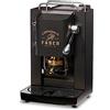 FABER COFFEE MACHINES | Modello Pro Deluxe | Macchina caffe a cialde ese 44mm | finiture Cromo | Pressacialda in ottone (Mat Black)