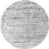 TESSO LIVING Grande Tappeto Rotondo 195 cm Grigio Scuro Pelo Corto Morbido Antiscivolo Oeko-Tex Riscaldamento Pavimento Design Belga