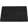 ANRO Mischa, zerbino per interni ed esterni, antiscivolo e facile da pulire, corridoio, ingresso, balcone, commerciale Mischa, nero, 60 x 90 cm