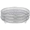 Generic Griglia per Friggitrice Ad Aria Impilabile a 3 Livelli, per Uso Alimentare, Supporto per Friggitrice in Acciaio Inossidabile con 3 Vassoi Rimovibili Compatibile per, Gowise USA,