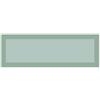 mubusi Tappeto Vinile Cucina Sala - Varie Dimensioni - (Cornice Verde 60x180 cm)