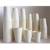 Nicoletti 100 pz Bicchiere di Carta Bianco per Bevande Calde 250ml 350ml 450 ml paper cups for hot and cold drinks Caffe Americano, The, Cioccolata calda (450 ml)