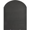 Bonussi Pedana Salvapavimento per Stufe a Pellet e Legna 80x60 cm in Acciaio Nera