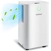 COSTWAY Deumidificatore Casa 15 ㎡ 15 L con 3 Modalità, 2 Velocità, Timer 24 Ore, Scarico Automatico o Manuale, Serbatoio dell'Acqua 2 L, Auto Sbrinamento, Ideale per Stanze Medio Grandi