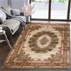 Mazovia Tappeto Salotto Moderno Pelo Corto - Tappeti Moderni Soggiorno - Tappeti Camera da Letto - Tappeti Salotto Grandi Dimesnioni - Motivo Orientale - Verde - 220x320 cm