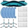 Eawfgtuw Kit di panni per scopa con filtro laterale principale, per Conga 2299 Ultra Home per Genesis, Conga 2299 Ultra Home per X-Treme, kit di parti di ricambio per aspirapolvere