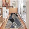 LIJIAO Tappeto cucina Passatoia 60 x 270 cm Morbido, Comodo, Facile Da Pulire Tappeto Corridoio Lungo Tappeto Passatoia con Retro Antiscivolo per Cucina, Soggiorno, C