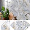 DAZZLEEX 10 adesivi da parete autoadesivi in PVC imitazione piastrelle di marmo adesivi per pavimento impermeabili per bagno cucina 30 x 30 cm