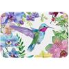 Kaifanee Zerbino ultra morbido antiscivolo per interni cucina, acquerello colibrì fiore floreale natura pianta 39,9 x 60 cm tappeti da cucina per ingresso bagno
