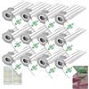 IMPORT GE.RA. EXPORT Sacchetti Aspirapolevre Compatibili con Folletto VK7 VK7S FP7 FP7S, Sacchetto in Microfibra 5 Strati + Profumini + Cristalli Floreale(12 Sacchetti + Profumini + Deodorante 08)