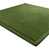 LEHOUR Tappeto di Velluto Corallo Ispessimento per Bambini Coperta strisciante Tappeto Morbido per Bambini Tatami Tappetino Antiscivolo per Bambini (Verde Scuro, 120 * 120CM)