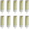 Aoxdi G4 LED Lampadina 7W Bianco Freddo, 75 SMD 2835 Equivalenti a 65W Lampada Alogena, Lampade LED G4, Non Dimmerabile AC/DC 12V, Pacco da 10