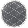 TESSO LIVING Tappeto Salotto Moderno 195 X 290 cm Grigio, Motivo Diamante, Tappeto Moderno a Pelo Alto, Super Morbido