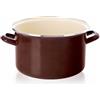 orion group Casseruola smaltata BROWN 22 cm 4 l