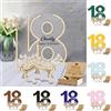 Wasetell Libro degli ospiti personalizzato per 18° compleanno alternativo in legno personalizzato Libro degli ospiti alternativo per Quinceanera Libro degli ospiti per la firma del compleanno Decorazioni per