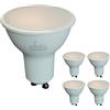 LED ATOMANT Confezione da 5 Lampadina LED GU10 LED 7W Regolabile, Colore Bianco Neutro (4500K), 680 Lumen, Angolo di Apertura di 120 gradi