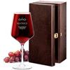 Maverton Calice da vino Rubino XL, incisione personalizzata | 530 ml, in vetro, ideale per il vino rosso e bianco, regalo di compleanno per la donna, regalo di Natale, nome