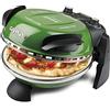 G3 Ferrari G10006 Pizza Express Delizia, Forno Pizza, 1200 W, 400°C, Pizza fragrante in 5 minuti, Ricettario incluso, Verde