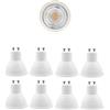 AUFWH 8 pezzi Lampada LED Lampadina MR16 GU10 E27 E14 6W 220V-240V Bombillas Lampada LED Faretto Lampara Faretto LED 24/120 gradi-GU10_24 Bianco caldo