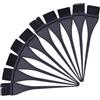 Alipis 10 Pezzi Pennello Applicatore Tintura per Chioma in Plastica Nero, per Impiego Professionale in Salone e Acconciature Fai-Da-Te a Casa