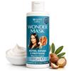 ALOHALABS Wonder Mask - Hair Mask alla Cheratina per Capelli Crespi e Ribelli - Maschera Lisciante Anticrespo, Idratante e Nutriente - Trattamento Professionale per Capelli Lisci e Setosi - 200ml
