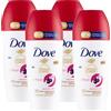 Dove Deodorante Go Fresh Roll-On con Bacche di Acai Protezione 48h 0% Alcol e Antitraspirante Profumo Fresco - 4 Flaconi da 50ml