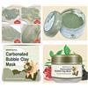 LM Gassata Bolla Argilla Maschera Viso Sbiancante Ossigeno Fango Blackhead Rimuovere Acido Poro Pulizia Pulizia