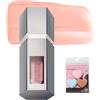 Qixfyze Aztk Blush Jc04 Jelly Color Liquid Blush, 2025 2 In 1 Contour Beauty Wand Liquido Waterproof, Contorno Illuminante Per Tutto Il Giorno Con Mini Piumino Per Cipria(JC05 White Peach)