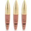 Gonetre Linee Labbra Nascoste Leggere Opache Idratante 3 Pezzi Smalto Labbra Kit Trucco Lucidalabbra Opaco a Lunga Durata 5 Ml per Feste in Ufficio (01)