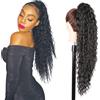 Ser Mulher Coda Di Cavallo Extension CAROL, Capelli Ricci, 70 cm (2 Natural Black)