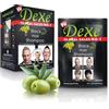 Kajal Dexe Economy Black Hair Shampoo 25 ml x 10 - Colorazione rapida, senza ammoniaca, formula a base di erbe naturali brillanti a lunga durata, tintura per capelli, ginseng, zenzero con Kajal
