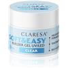 Claresa Gel Costruttore Medio-Alta Densità,Tissotropico,Autolivellante, facilmente pinzabile, aderisce sull'unghia in maniera impeccabile, di facile limatura, Soft e Easy Builder Gel CLEAR 45g