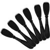 Didiseaon Pennello Tinta Chioma 6 Pezzi in Plastica Nero per Salone | Applicazione Precisa, Pettine per Tintura dei Chioma, Riutilizzabile e Lavabile