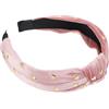 Alipis Fascia per Chioma in Velluto Rosa Nodo Decorativo Resistente e Anti-rottura, Accessorio Elegante per Feste di Natale e Raduni, Design Creativo e Delicato per Ragazze