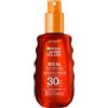 GARNIER Ambra solare Ideal Bronze - Olio protettivo Sublimatrice SPF 30 - abbronzatura con finitura satinata - non appiccicoso - resistente all'acqua - burro di karité nutriente - tutti i tipi di