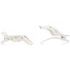 Upgrade - Fermacapelli Alligator Clips - Becchi Professionali - Con Leveraggio Upgrade - Con Design Croccodillo - Progettati per una Massima Tenuta su Piccole e Grandi Ciocche