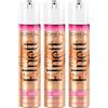 L'Oreal Paris L'Oréal Paris Elnett Satin Lacca Spray per Capelli Fissaggio Forte Volume Formula Volumizzante con Agente Texturizzante e Profumo di Rosa in Fiore - 3 Flaconi da 200ml