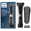 Norelco Philips Norelco BG7040/42 Philips Bodygroom 7000 - Rasoio per il corpo con rifinitore, con scatola e testina di ricambio 1.01 Pound Argento 1 pz. per confezione ]
