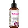 New Cover Olio per il trattamento dei capelli al rosmarino e cipolla, siero idratante per cuoio capelluto e cura dei capelli, rinforzante nutriente per capelli secchi e danneggiati, riduce la perdita di capelli