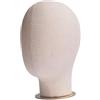 Folpus Testa di manichino da uomo, espositore per cappelli e parrucche, indipendente, moderno, multiuso con base per riporre i cappelli per centri