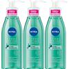 NIVEA Derma Skin Clear Gel Detergente Viso Anti-Imperfezioni Formula Vegana con Acido Salicilico e Niacinamide per Rimuovere il Sebo in Eccesso Contro Impurità e Punti Neri - 3 Flaconi da 150ml