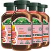 Antica Erboristeria Laboratorio Natura 4x Antica Erboristeria Shampoo Rinforzante al Fico d'India per Capelli Fini Formula Vegan Senza Siliconi e Coloranti - 4 Flaconi da 250ml