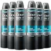 Dove Men + Care Clean Comfort Spray Deodorante e Antitraspirante, Versione Internazionale, 250 ml, Confezione da 6