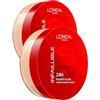 L'Oreal Paris L'Oréal Paris Infaillible Power Glow 24h Cipria in Polvere Libera Tonalità Medium Fissante Idratante Lunga Durata Formula con Nano Perle Luminose Facile da Applicare - 2 Ciprie