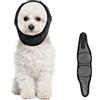 DIPZO Cuffie Antirumore Regolabili per Cani, Protezione Confortevole per Orecchie Durante Fuochi d'Artificio, Tuoni, Bagni e Toelettatura (S)