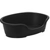 Karlie Domus - Cestino per Animali Domestici, Lunghezza: 60 cm, Larghezza: 47 cm, Altezza: 22 cm, Nero, Superficie Interna 60 cm