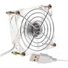 DECOMELODY Ventilatore Portatile per Animali Ventola USB Silenziosa per Gabbiette Raffreddamento Estivo per Cani Gatti e Criceti Design e Moderno per Casa e Viaggio