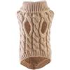 umass Cucciolo di Cane Maglioni per Cani di Piccola Taglia Media Gatti Vestiti Inverno Caldo Pet Dolcevita Chihuahua Gilet Morbido Cappotto Teddy