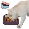 Hifrenchies Ciotola per Cani a Alimentazione Lenta - per Bulldog Francesi, Mangiatoia per Gatti, Divertente con Motivo a Righe o Quadrifoglio