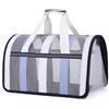 Treer Trasportino Pieghevole per Gatti e Cani Piccoli, Borsa da Passeggio Morbida per Animali Domestici, Viaggio Aereo, Tracolla (40 * 27 * 24cm, Azzurro)
